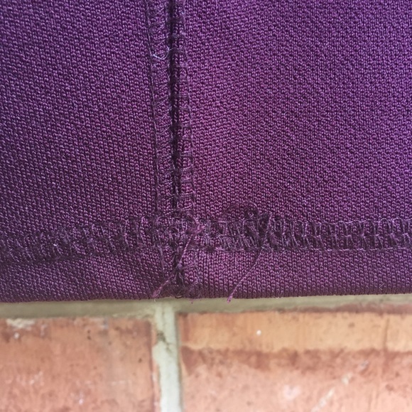 Zara Midi Pencil Skirt Wine / Burgundy - Picture 4 of 5